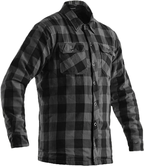 102115GRY2-46 Rst Kevlar Lumberjack Ce Shirt Grey Check Textile Xl - RV and Auto Parts