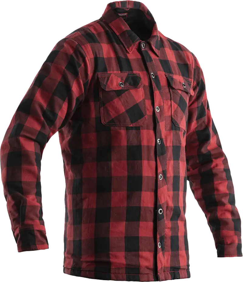 102115RED-48 Rst Kevlar Lumberjack Ce Shirt Red Check Textile 2Xl - RV and Auto Parts