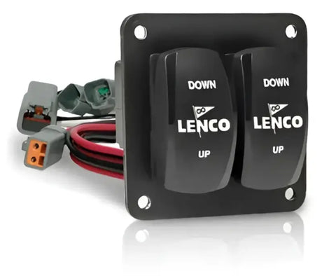 10222-211D Lenco Trim Tab Switch Kitdouble Rocker for RV, Automotive, Powersports, off-road, marine, exterior, truck accessories, interior, truck bed, RV parts, Marine, AVADA - Best Sellers, Must Haves