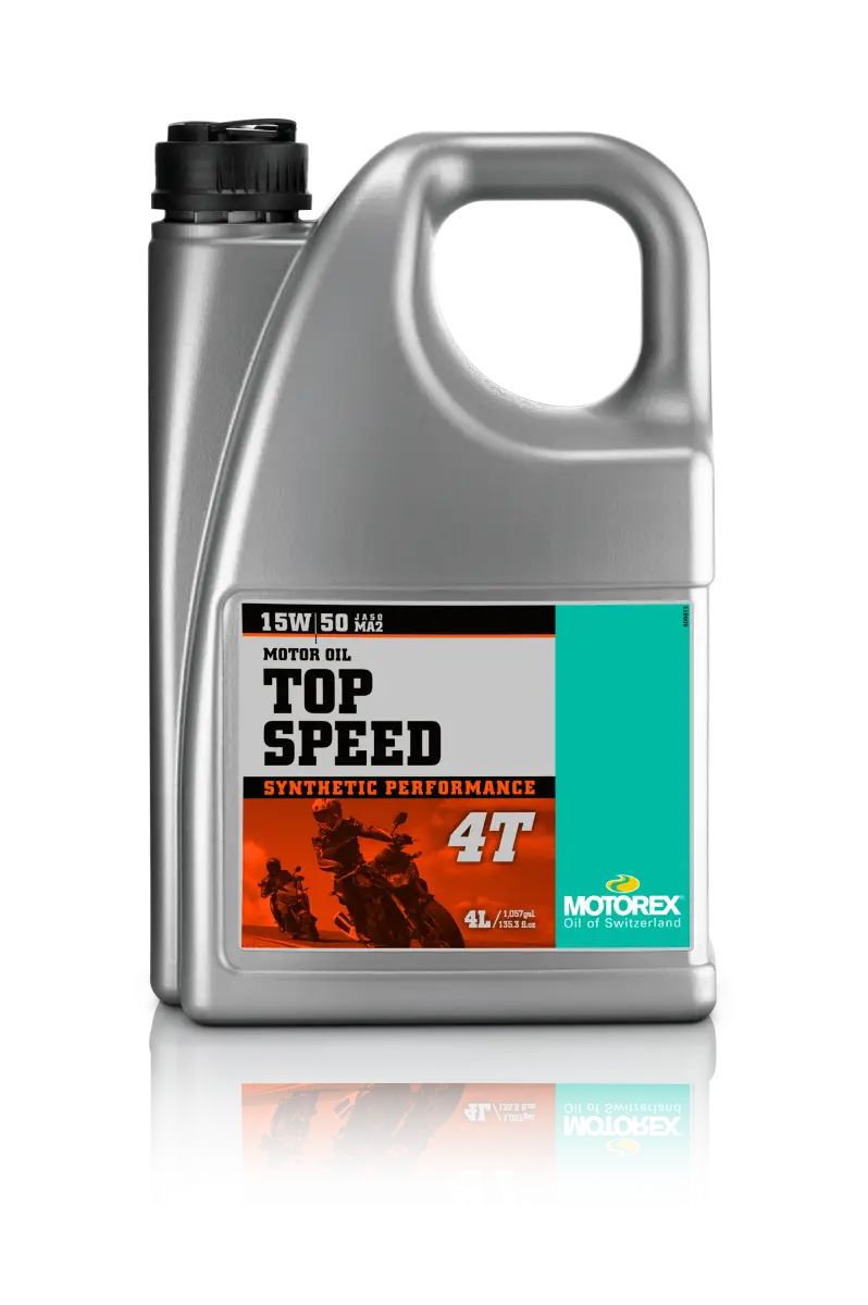 102304 Motorex Top Speed 4T 15W50 (4 Liters) 