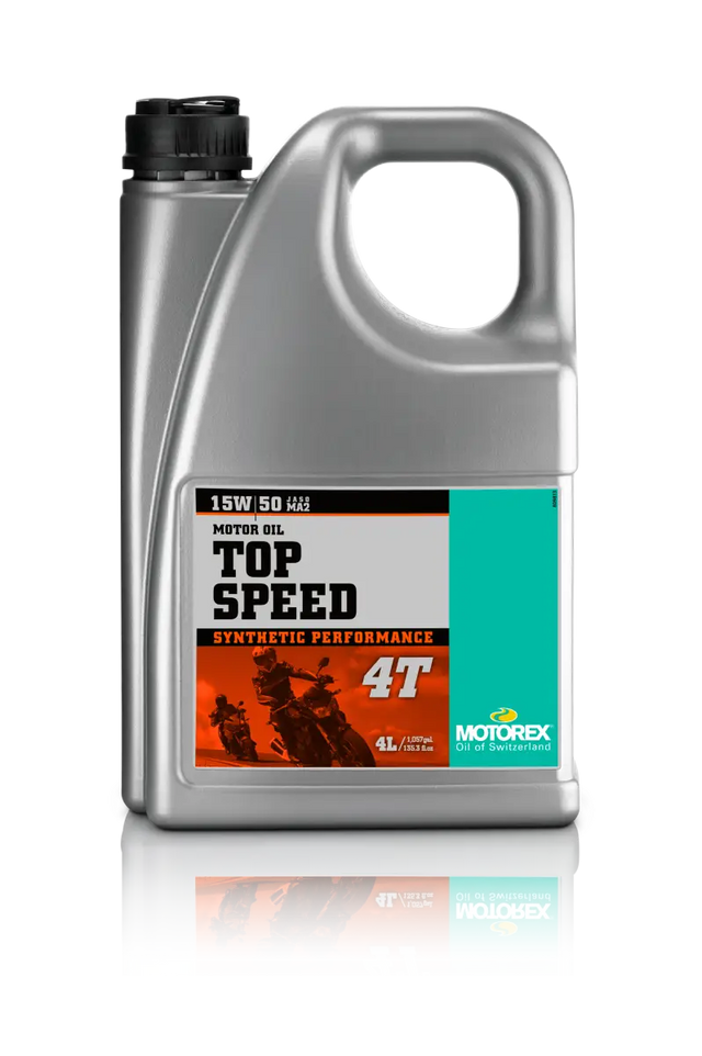 102304 Motorex Top Speed 4T 15W50 (4 Liters) 