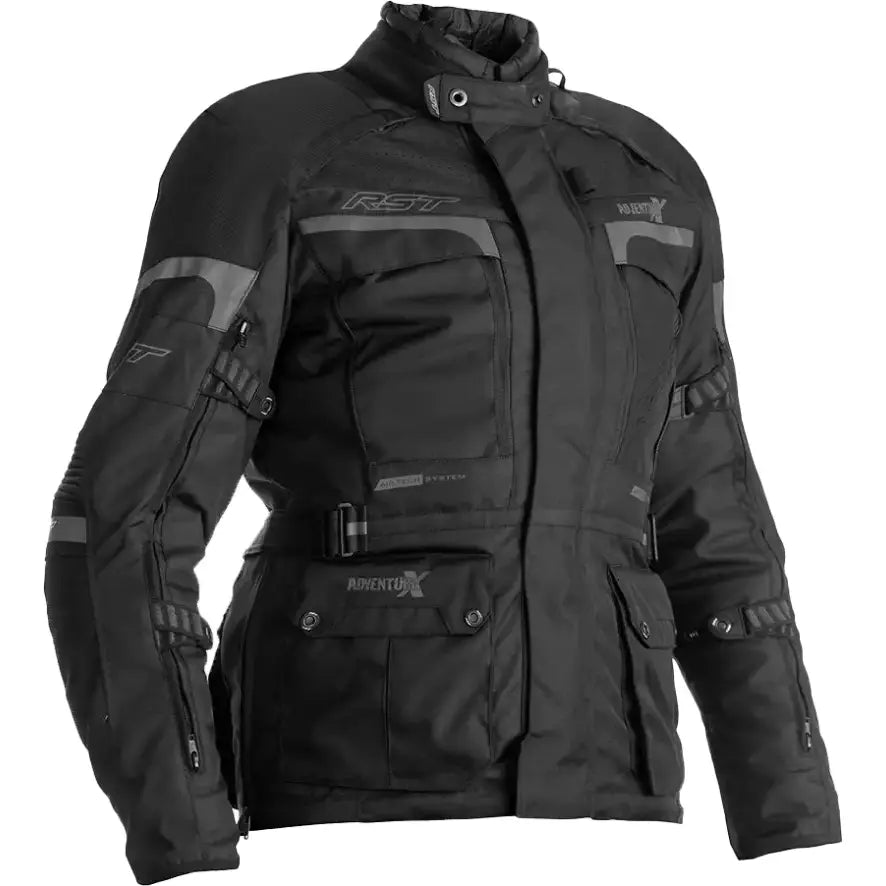 102380BLK-10 Rst Ladies Pro Series Adventure-X Ce Jacket Black/Black Txtl Sm - RV and Auto Parts