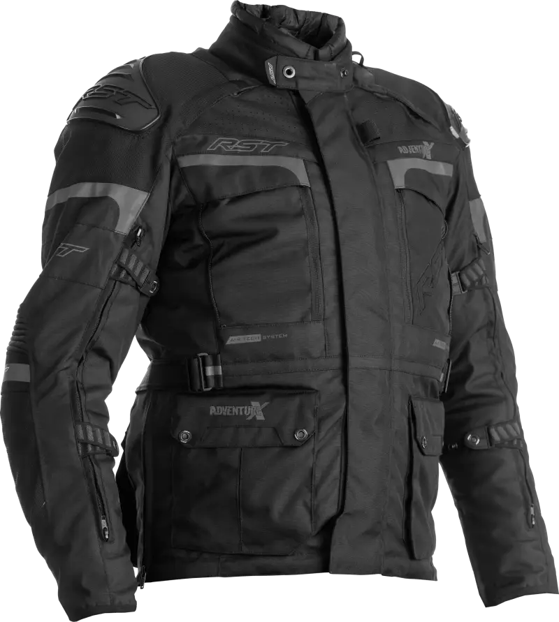 102409BLK-48 Rst Pro Series Adventure-X Ce Jacket Black/Black Textile 2Xl - RV and Auto Parts