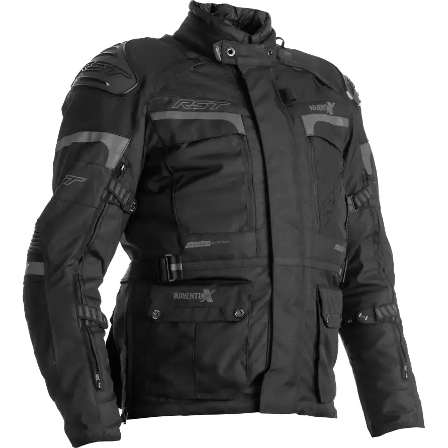 102409BLK-50 Rst Pro Series Adventure-X Ce Jacket Black/Black Textile 3Xl - RV and Auto Parts