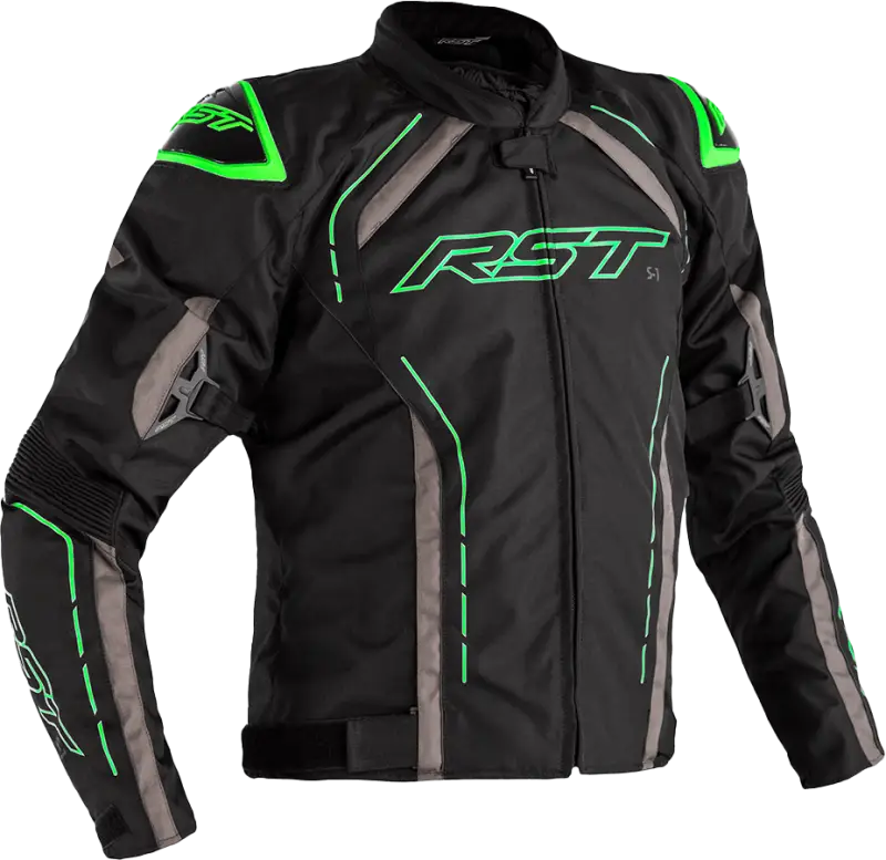 102559NEO-48 Rst S1 Ce Jacket Black/Grey/Neon Grn Txtl 2Xl - RV and Auto Parts