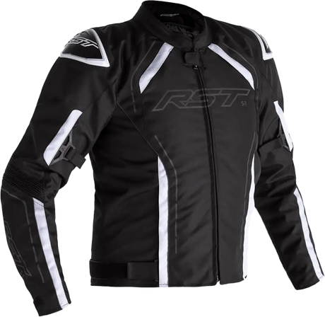 102559WHI-40 Rst S1 Ce Jacket Black/Black/White Textile Sm - RV and Auto Parts