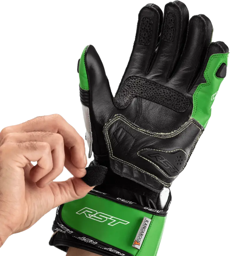102666NEO-09 Rst Tractech Evo 4 Ce Glove Neon Green/Black Sz 09 - RV and Auto Parts
