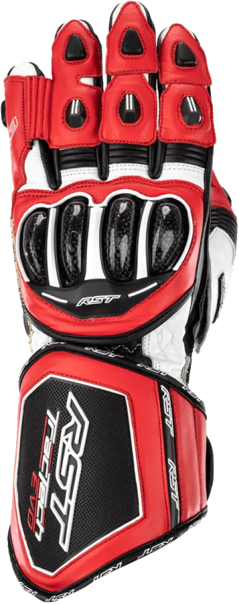 102666RED-12 Rst Tractech Evo 4 Ce Glove Red/White/Black 2Xl - RV and Auto Parts