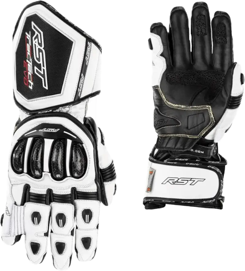102666WHI-10 Rst Tractech Evo 4 Ce Glove White/White/Black Lg - RV and Auto Parts