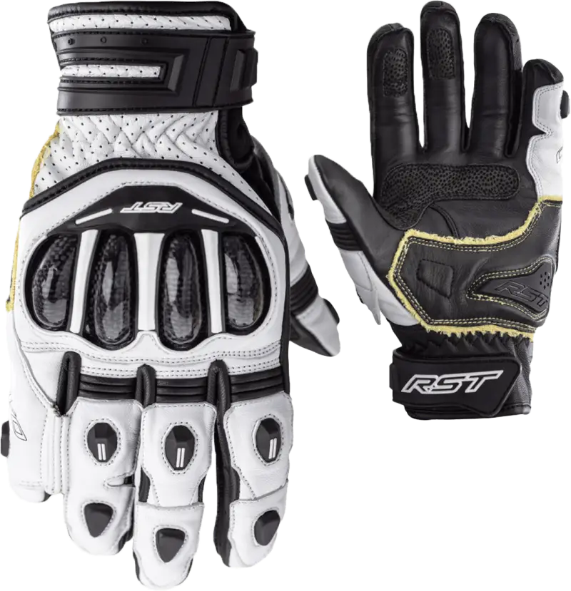 102667WHI-07 Rst Tractech Evo 4 Short Ce Glove White/White/Black Xs - RV and Auto Parts