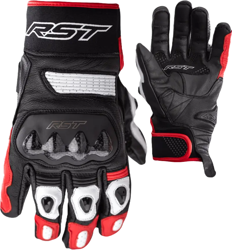 102671RED-10 Rst Freestyle 2 Ce Glove Black/Red/White Lg - RV and Auto Parts
