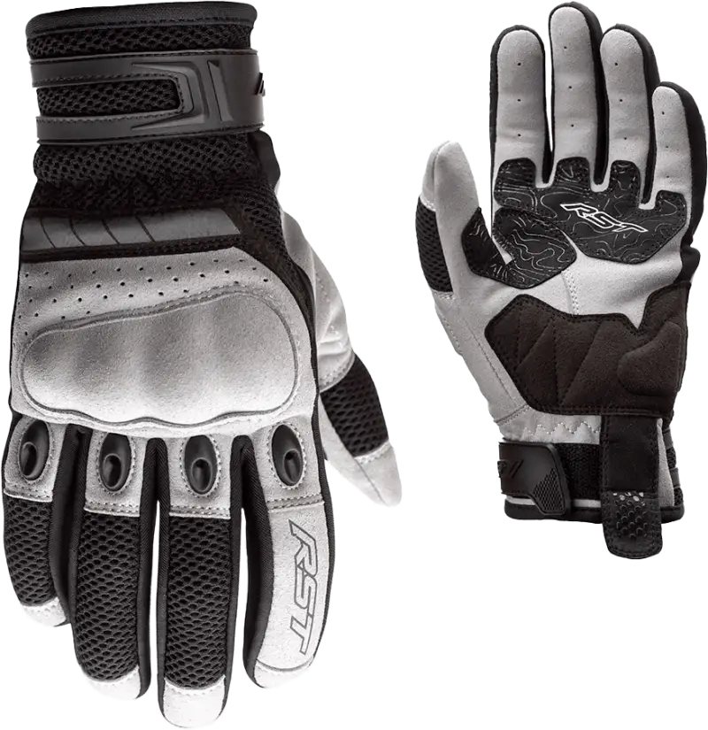 102951SIL-08 Rst Ventilator-X Ce Glove Silver/Black Sm - RV and Auto Parts