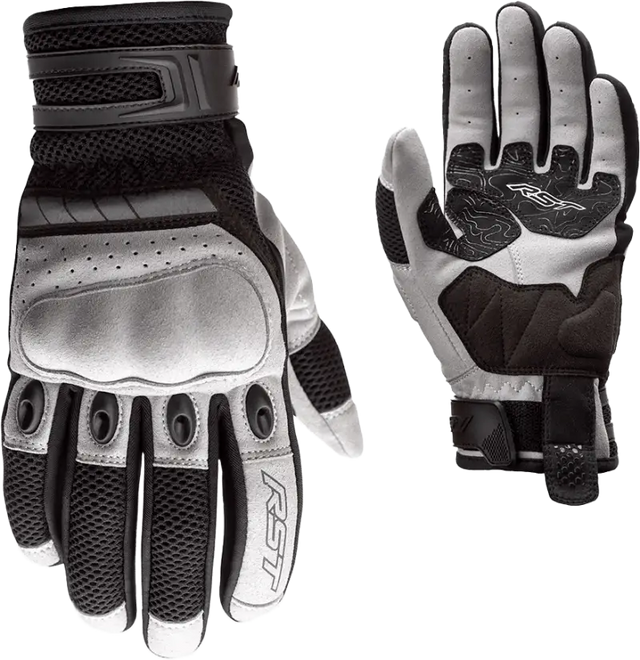 102951SIL-08 Rst Ventilator-X Ce Glove Silver/Black Sm - RV and Auto Parts