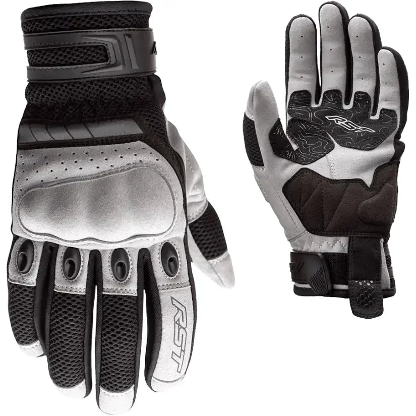 102951SIL-09 Rst Ventilator-X Ce Glove Silver/Black Md - RV and Auto Parts