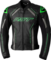 102977NEO-46 Rst S1 Ce Jacket Black/Grey/Neon Grn Lthr Xl - RV and Auto Parts