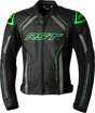 102977NEO-46 Rst S1 Ce Jacket Black/Grey/Neon Grn Lthr Xl - RV and Auto Parts