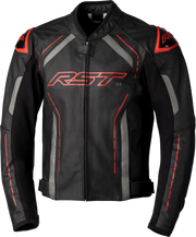 102977RED-40 Rst S1 Ce Jacket Black/Grey/Red Leather Sm - RV and Auto Parts