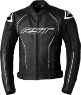 102977WHI-48 Rst S1 Ce Jacket Black/Black/White Leather 2Xl - RV and Auto Parts