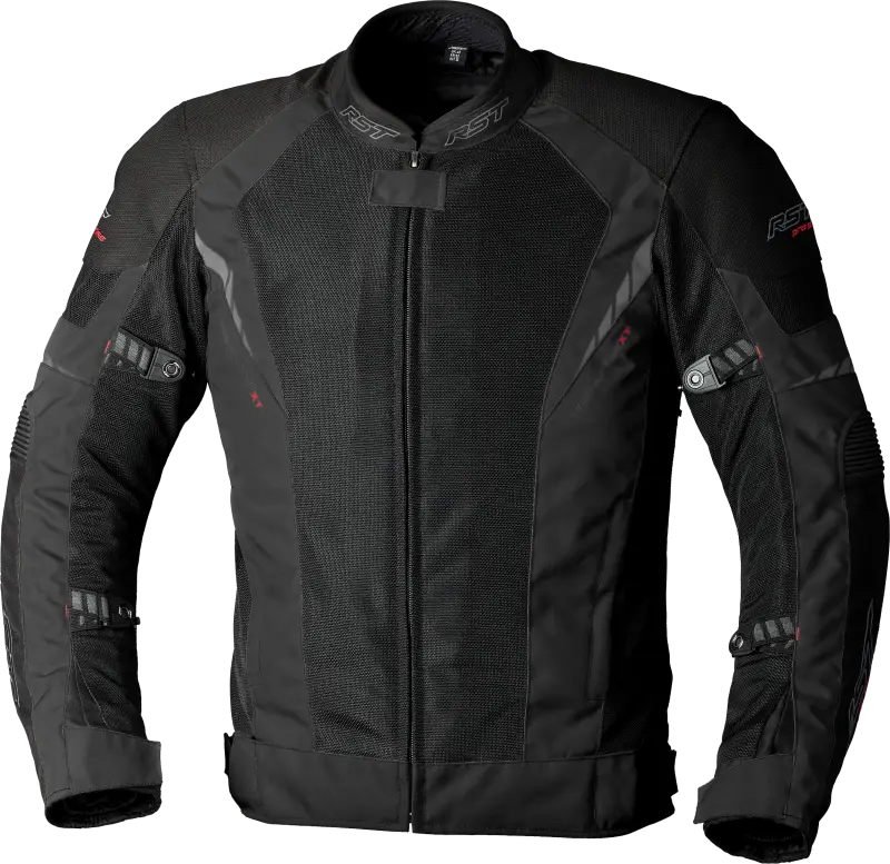 102982BLK-52 Rst Pro Series Ventilator Xt Ce Jacket Black/Black Textile 4Xl - RV and Auto Parts