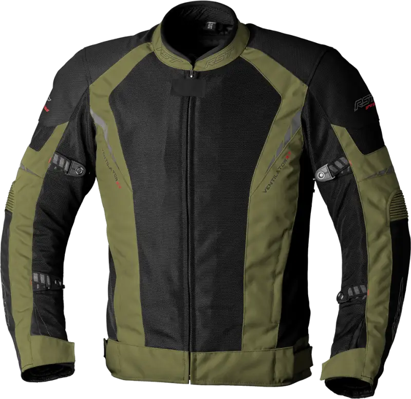 102982D.GRN-42 Rst Pro Series Ventilator Xt Ce Jacket Green/Black Textile Md - RV and Auto Parts