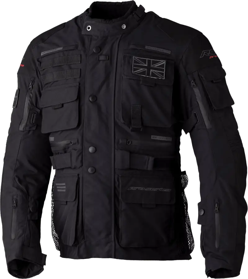 102986BLK-52 Rst Pro Series Ambush Ce Jacket Black/Black Textile 4Xl - RV and Auto Parts