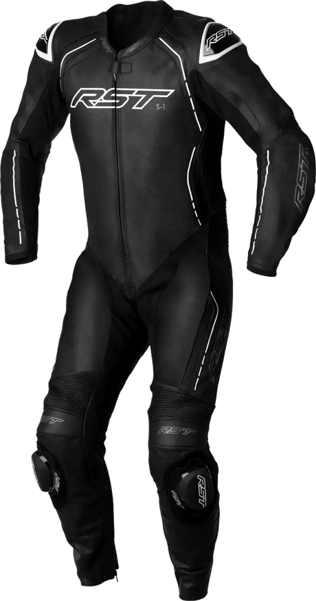 102987WHI-52 Rst S1 Ce Suit Black/Black/White Lthr 4Xl - RV and Auto Parts