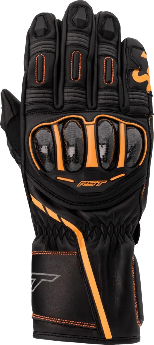 103033ORG-10 Rst S1 Ce Glove Black/Grey/Neon Orange Lg - RV and Auto Parts