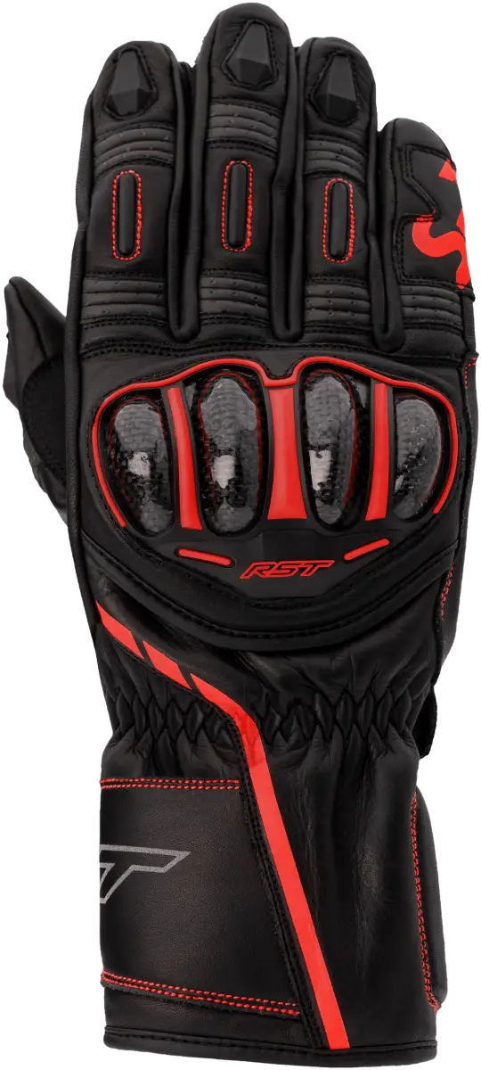 103033RED-10 Rst S1 Ce Glove Black/Grey/Red Lg - RV and Auto Parts