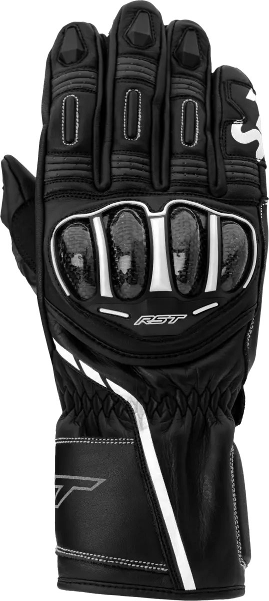 103033WHI-09 Rst S1 Ce Glove Black/Black/White Md - RV and Auto Parts