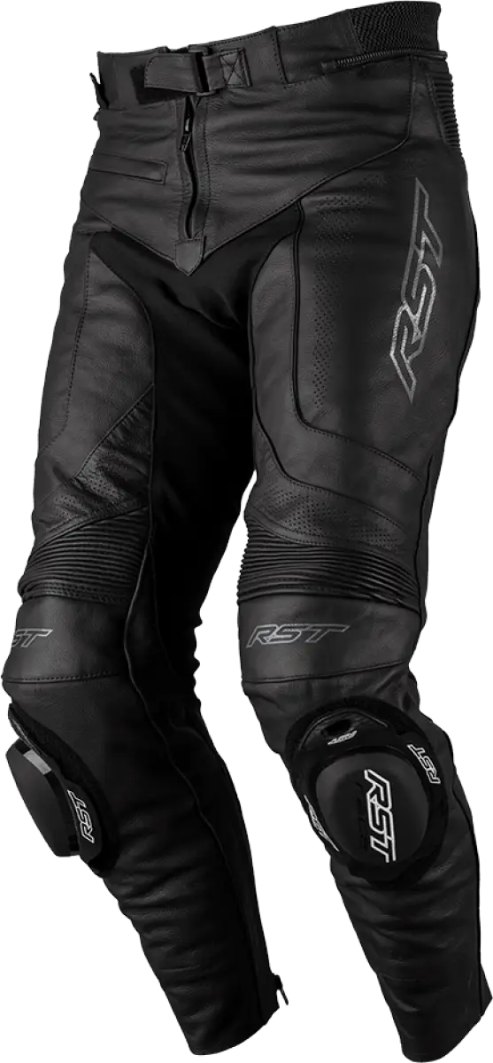 103042BLK-12 Rst Ladies S1 Ce Jean Black/Black Leather Md - RV and Auto Parts