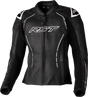 103043WHI-18 Rst Ladies S1 Ce Jacket Black/White Leather 2Xl - RV and Auto Parts