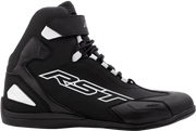 103053BLK-42 Rst Sabre Moto Shoe Ce Boot Black / Black / White Sz 9 - RV and Auto Parts