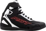 103053RED-41 Rst Sabre Moto Shoe Ce Boot Black / White / Red Sz 8 - RV and Auto Parts
