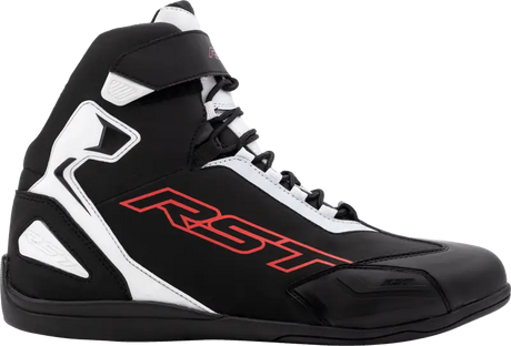 103053RED-44 Rst Sabre Moto Shoe Ce Boot Black / White / Red Sz 11 - RV and Auto Parts