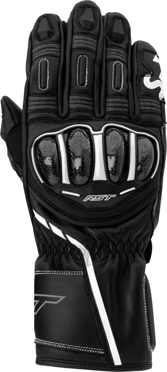 103060WHI-08 Rst Ladies S1 Ce Glove Black/White Lg - RV and Auto Parts