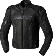 103117BLK-44 Rst S1 Mesh Ce Jacket Black/Black Textile Lg - RV and Auto Parts