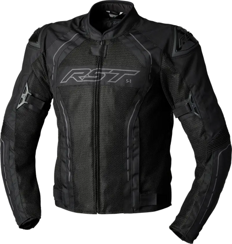103117BLK-52 Rst S1 Mesh Ce Jacket Black/Black Textile 4Xl - RV and Auto Parts