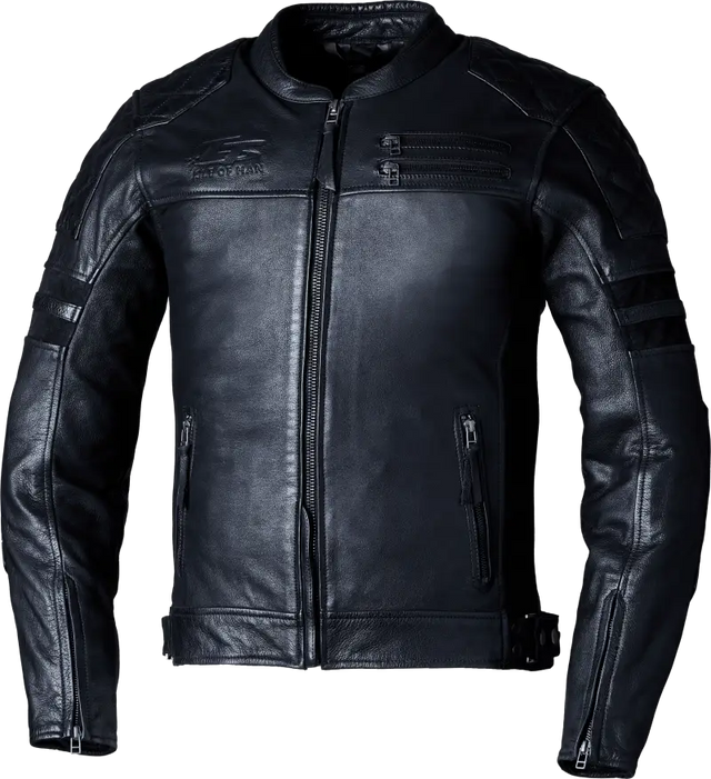 103157BLK-48 Rst Iom Tt Hillberry 2 Ce Jacket Black Leather 2Xl - RV and Auto Parts