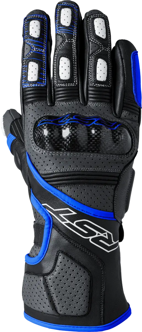 103179BLU-08 Rst Fulcrum Ce Glove Grey/Blue/Black Sm - RV and Auto Parts