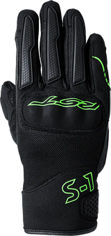103182NEO-12 Rst S1 Mesh Ce Glove Black/Neon Green 2Xl - RV and Auto Parts