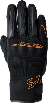 103182ORG-09 Rst S1 Mesh Ce Glove Black/Neon Orange Md - RV and Auto Parts