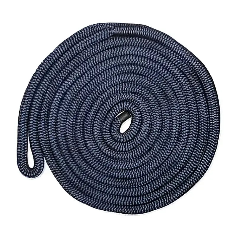 7/16 Alloyscrewpin Htgalv Anchor Sh by Cmp Group - Coiled dark blue rope.