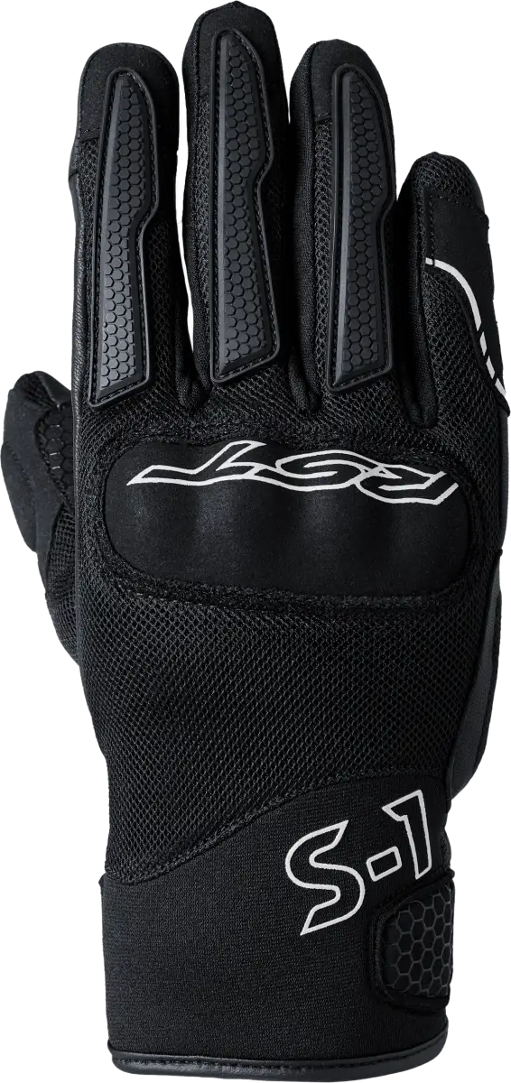 103196WHI-08 Rst Ladies S1 Mesh Ce Glove Black/White Lg - RV and Auto Parts