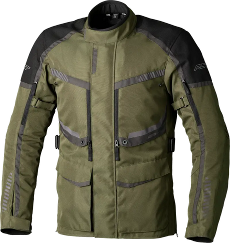 103198GRN-40 Rst Maverick Evo Ce Jacket Khaki/Grey Textile Sm - RV and Auto Parts