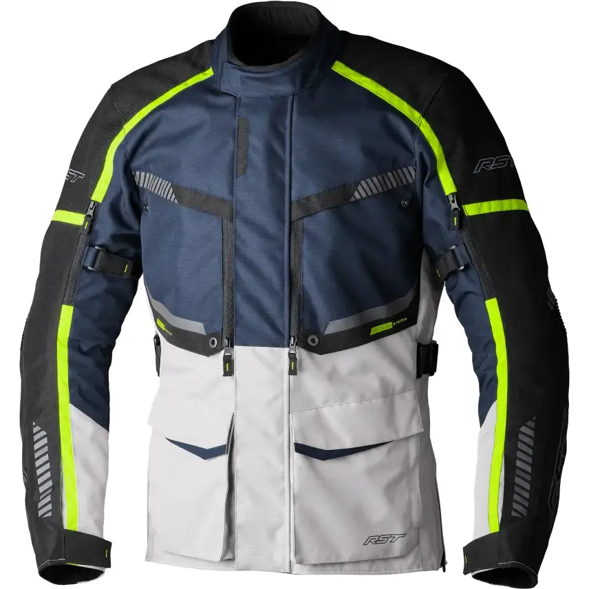 103198NVY-40 Rst Maverick Evo Ce Jacket Navy/Silver Textile Sm - RV and Auto Parts