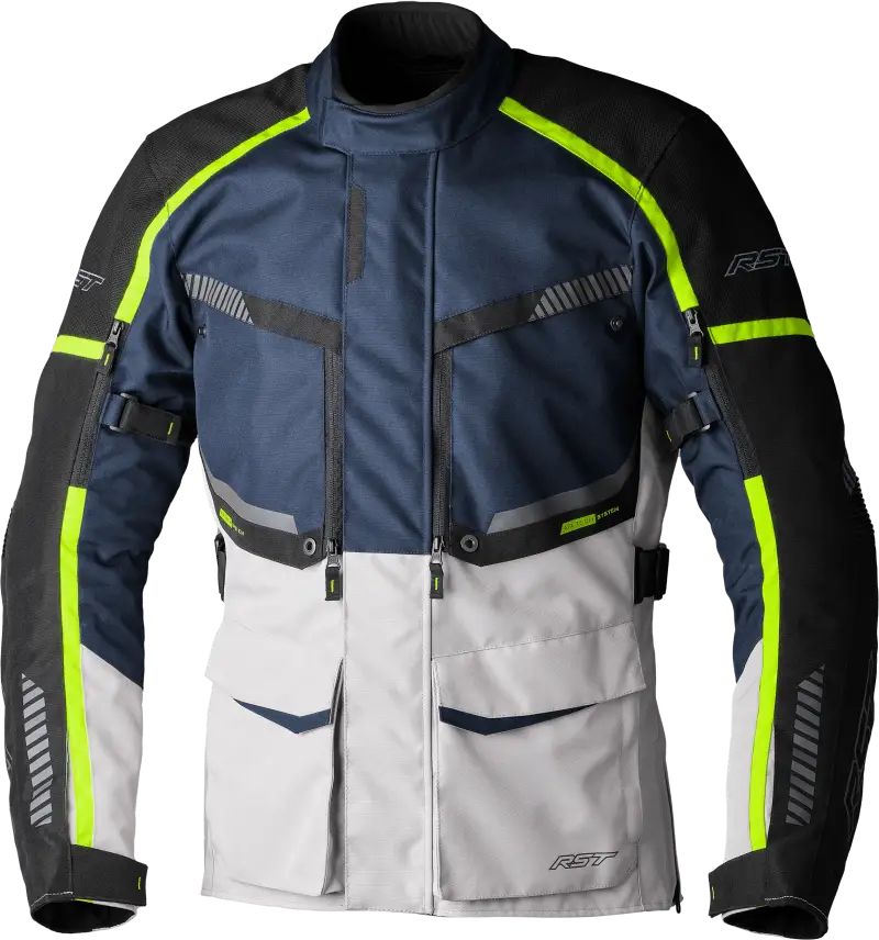 103198NVY-52 Rst Maverick Evo Ce Jacket Navy/Silver Textile 4Xl - RV and Auto Parts