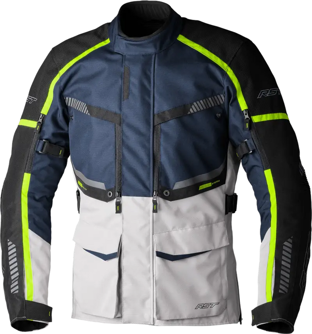 103198NVY-52 Rst Maverick Evo Ce Jacket Navy/Silver Textile 4Xl - RV and Auto Parts