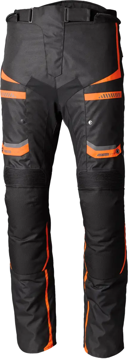 103199ORG-42 Rst Maverick Evo Ce Jean Black/Orange Textile 4Xl - RV and Auto Parts