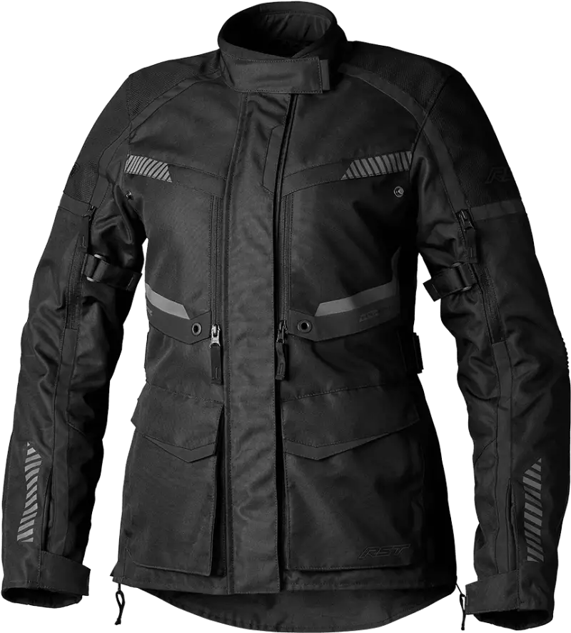 103227BLK-16 Rst Ladies Maverick Evo Ce Jacket Black/Black Textile Xl - RV and Auto Parts