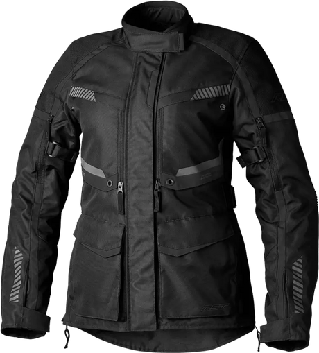 103227BLK-16 Rst Ladies Maverick Evo Ce Jacket Black/Black Textile Xl - RV and Auto Parts